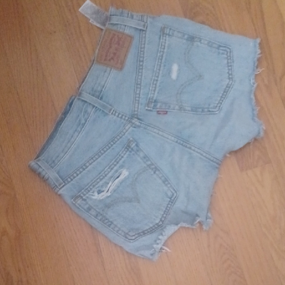 Levi's Classic Blue Denim Shorts